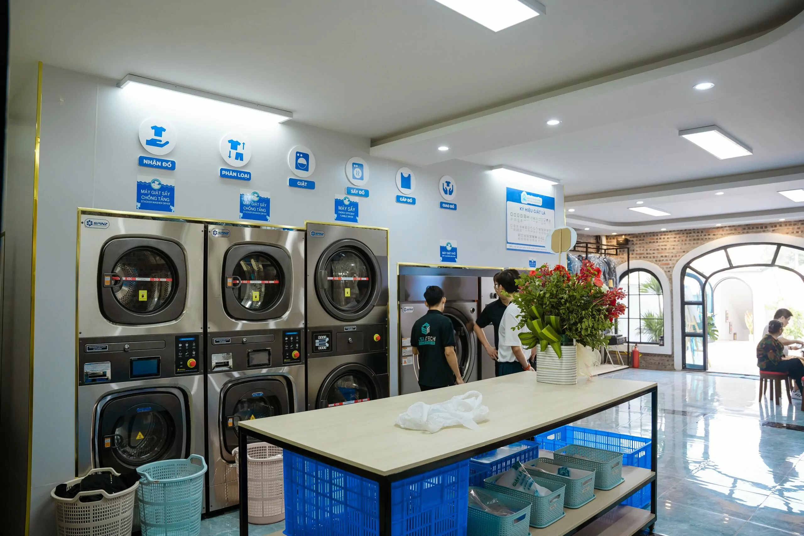 Hướng Dẫn Setup Mặt Bằng Tiệm Giặt Sấy Chuyên Nghiệp