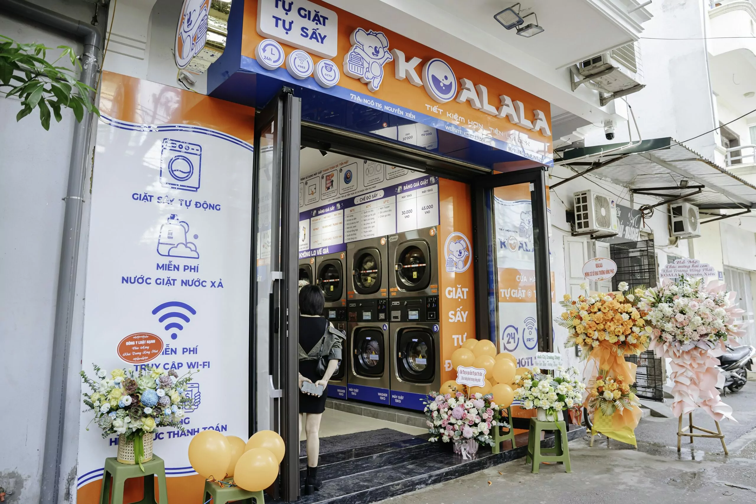 Khai Trương Tiệm Giặt Sấy Tự Động Koalala Cơ Sở 3 – Nguyễn Xiển, Hà Nội