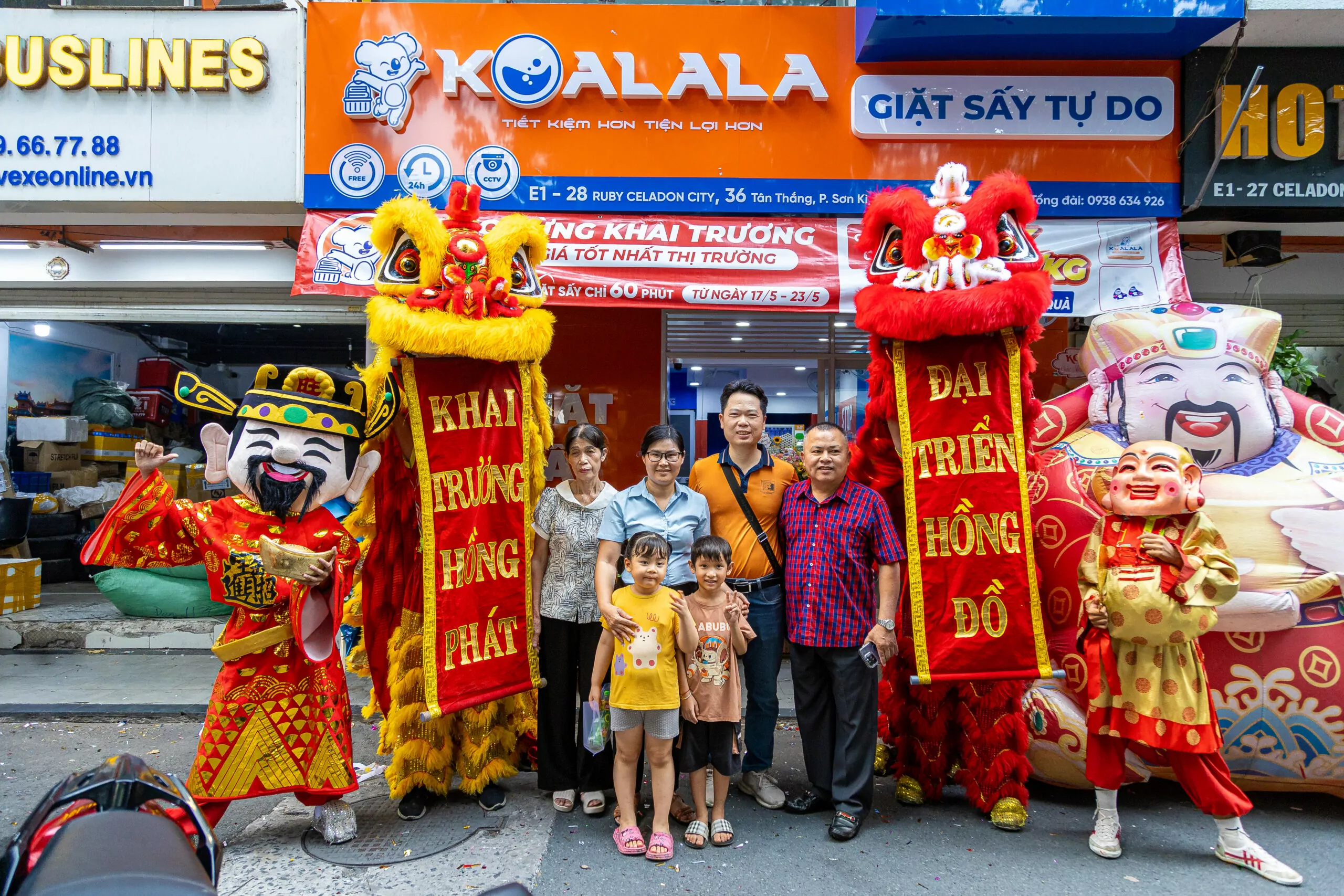 Khai trương cửa hàng Giặt sấy Tự động Koalala tại TP. Hồ Chí Minh