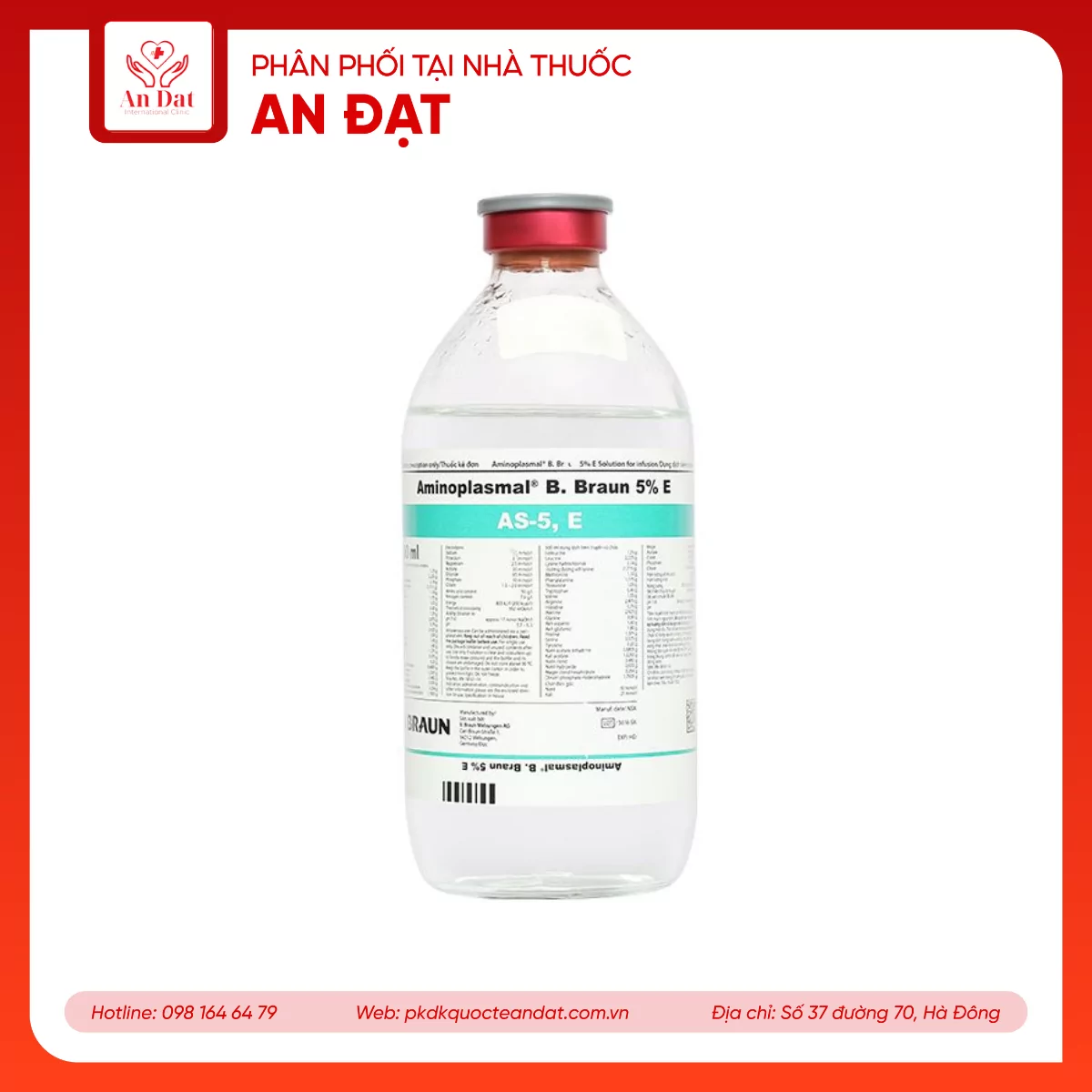AMINOPLASMAL 5% B.BRAUN E (500ml)