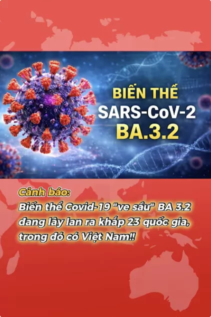 Cảnh báo: Biến thể Covid-19 “ve sầu” BA 3.2 đang lây lan ra khắp 23 quốc gia, trong đó có Việt Nam!!