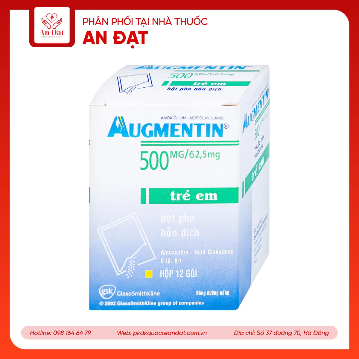 Augmentin 500mg/62.5mg