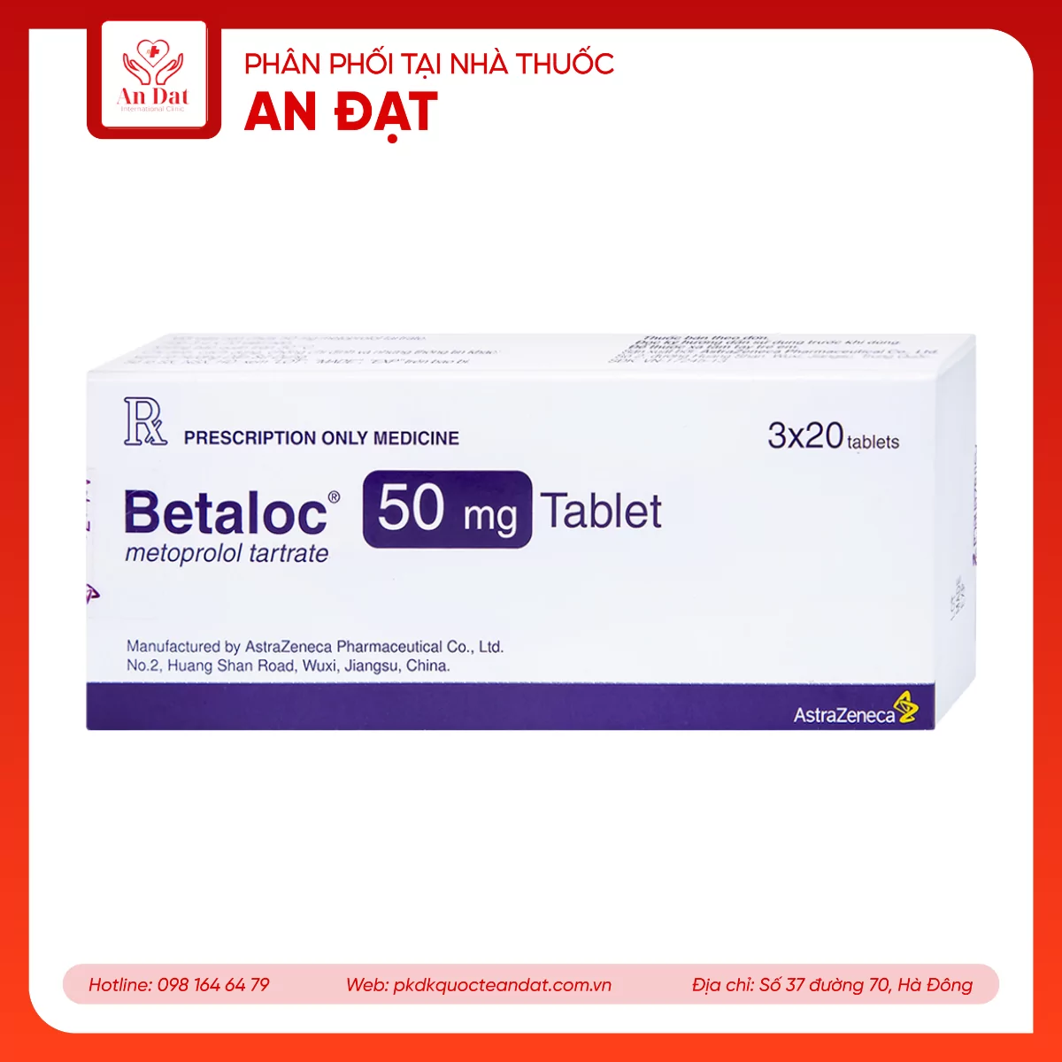 Betaloc 50mg Tablet