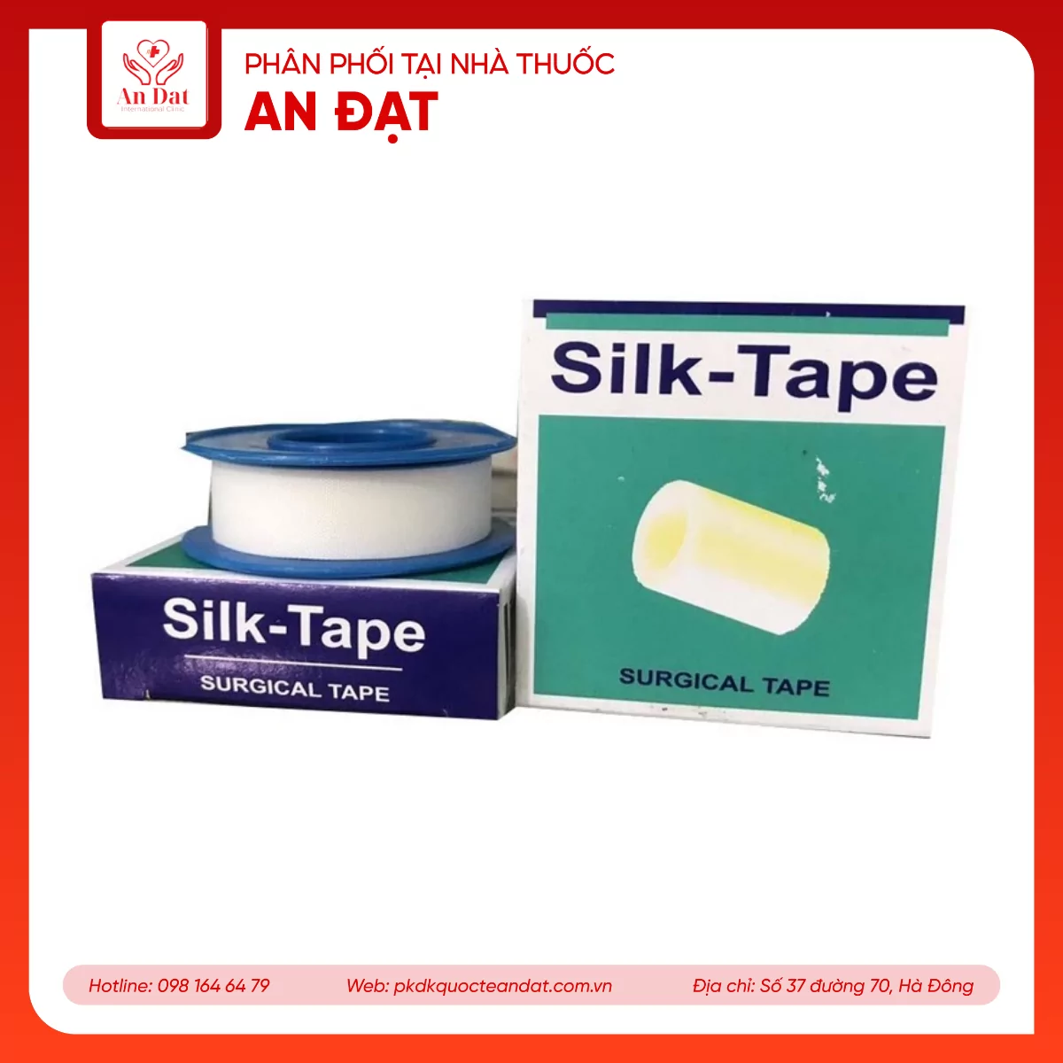 Băng Dính Cuộn Silk-Tape 2.5cm x 4m