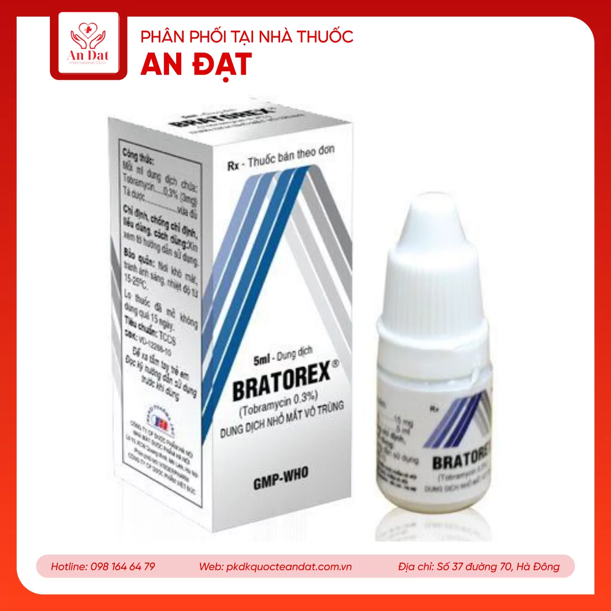 Bratorex (Hộp 1 lọ 5ml)